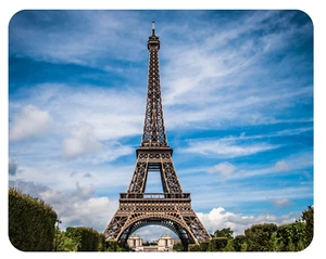 Mousepad Eiffelturm Paris 24x19 Frankreich Turm Mauspad Kunststoff Unterlage - Bild 1 von 1