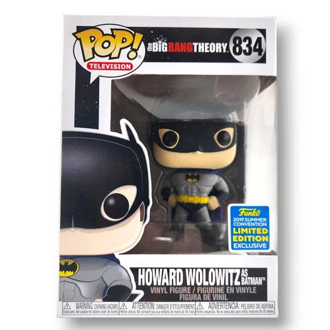 Funko POP! Big Bang Theory Figure - HOWARD WOLOWITZ as Batman #834 *Exclusive* Cover