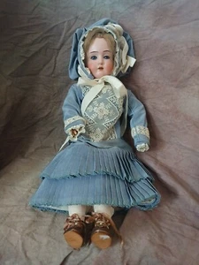 Antike Biskuit Puppe Queen Louise, Germany Mädchen, 16" PB 1906 Schoneau Hoffmeister - Bild 1 von 6
