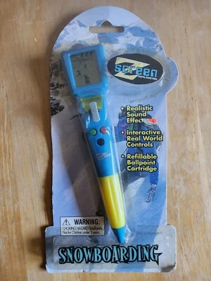 Bolígrafo digital para juego snowboard pantalla Z nuevo en paquete años 90 vintage años 90 Foto 1 de 2