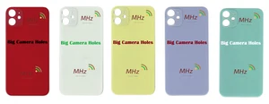 Orificio grande para cámara de vidrio trasero de repuesto para iPhone 11 - Imagen 1 de 1