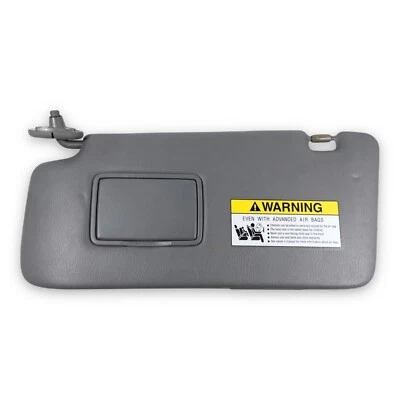 Viseira solar lateral esquerda driver Honda CR-V CRV 2005-2006 vinil cinza - Imagem 1 de 4