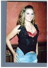 COLOR PHOTO I_7938 PRETTY WOMAN IN JEANS SMILING