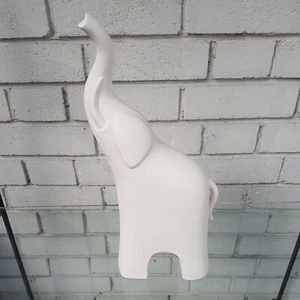 Dekofigur GILDE Sculpture Elefant weiß - Bild 1 von 5