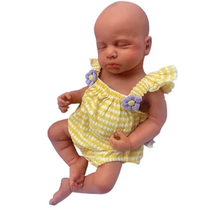 20 Zoll Loulou Mädchen Ganzkörper Silikon Reborn Baby Puppen Niedlich Neugeborenes Baby Do... - Bild 1 von 8