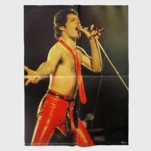 Queen Freddie Mercury Live 'Crazy Tour' Large Poster 1980 Verkerke Netherlands - Picture 1 of 5