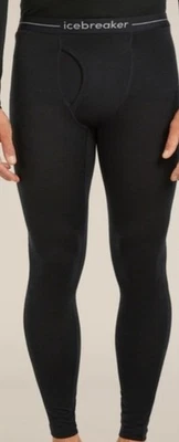 Leggings Icebreaker 200 Oasis para hombre Wfly negros nuevos con etiquetas XxL Foto 1 de 2