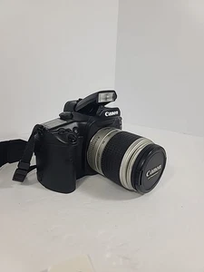 Canon EOS Elan 7 35mm SLR Film Camera Black + 28-90mm Ultrasonic AF/MF Lens - Picture 1 of 21