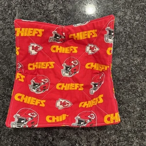 Handgefertigte maßgefertigte Mikrowellenschüssel gemütlicher Topflappen NFL KC Chefs - Bild 1 von 6