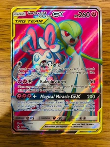 Gardevoir & Sylveon GX (204/214) Unbroken Bonds Tag Team Full Art Pokemon Karte! - Bild 1 von 4