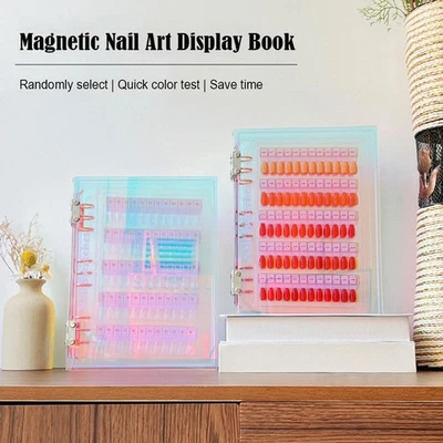 Customizable Acrylic Nail Art Display Brochure Template N7O1 Tool Making J9Q7 - Image 1 of 4