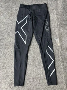 2XU Compression Tights Womens Small Black Mid Rise Ankle Training Pants Ladies - Bild 1 von 15