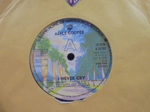 ALICE COOPER " I NEVER CRY " EX+ COND. - Picture 1 of 2