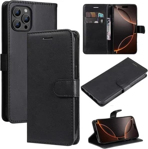 Leather Flip Wallet Book Case Cover For Samsung Galaxy A9 2016) Galaxy A10 / M10 - Picture 1 of 4