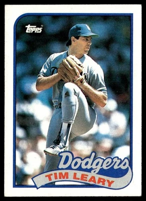 1989 Topps Tim Leary Los Angeles Dodgers #249 - Image 1 of 2