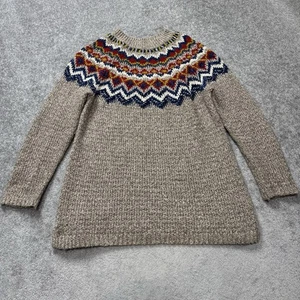 Strickpullover Damen klein nordisch bunt J. Jill Fair Isle - Bild 1 von 6