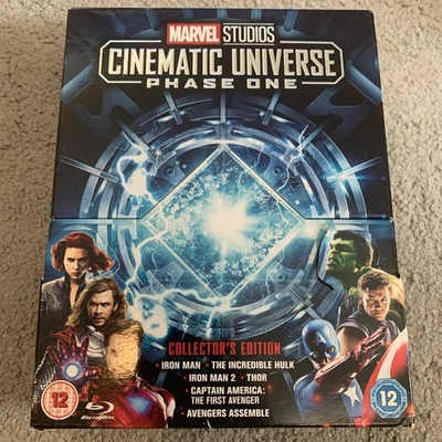 Marvel Studios Collector's Edition Box Set - Phase 1 (Blu-ray, 2017) - Image 1 of 4