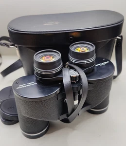 Asahi Pentax Prism Coated Binoculars 8x40 Wide Field 9.5 Model 556 & Case. - Picture 1 of 11