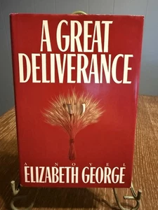 A Great Deliverance By Elizabeth George - First Edition Hardcover - Foto 1 di 18
