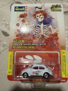 New The Grateful Dead Revell White '60s VW Beetle Die-Cast Issue 103 - Picture 1 of 2