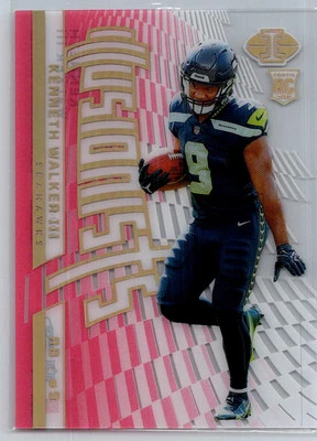 2022 Panini Illusions #I-14 Kenneth Walker III Illusionists Pink #/399 - Image 1 of 2