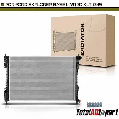 Aluminum Radiator for Ford Explorer 2013 2014 2015 2016 2017 2018 2019 V6 3.5L - Image 1 of 4