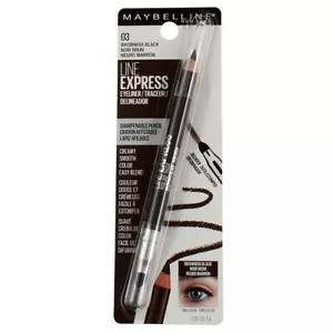 Delineador de ojos Maybelline Line Express. Negro marrón #03. Delineador afilable. CARDED. - Imagen 1 de 4