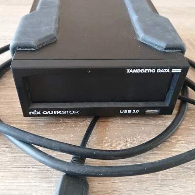 TANDBERG DATA RDX QuikStor USB3+ lecteur USB 3.0 Externe RMN-D-02-14 + RDX 2 To - Image 1 of 4