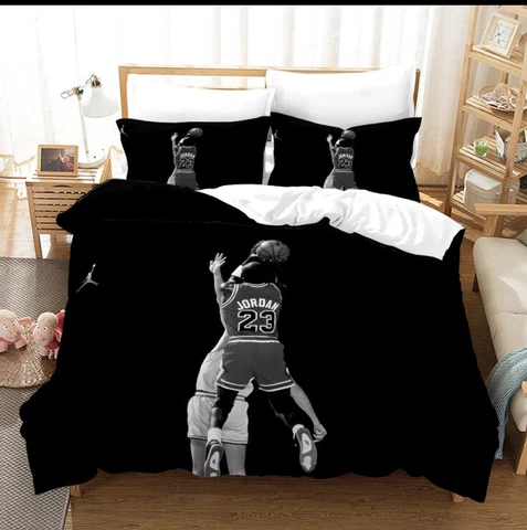 Michael Jordan Bedding Duvet. So Cool!! duvet/2 Pillowcases. (see Tag For Size) Cover