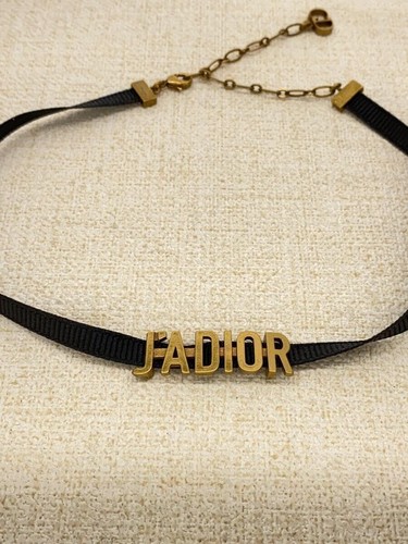 Collana donna Christian Dior placcata oro con top usata