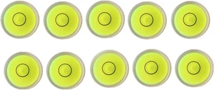 10Pcs Bubble Spirit Level Degree Mark, 12X6Mm Mini Circular Bubble Level Inclino - Picture 1 of 12