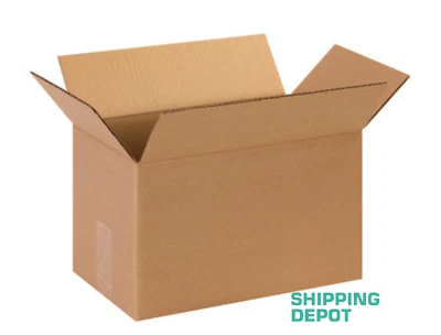 50 ~ 13x8x8 Cardboard Paper Box Mailing Packing Shipping Boxes Corrugated Carton - Image 1 of 3
