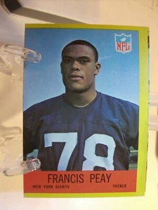 1967 Philadelphia Football #117 - Francis Peay RC - New York Giants 67-007 - Picture 1 of 2