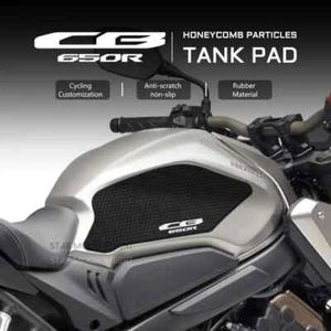 Motorcycle Side Fuel Tank Pad Knee Grip Traction Pad For HONDA CB650R 19-21 - Picture 1 of 15