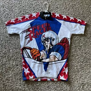 VTG World Jerseys Adrenaline Promotions SPEED RACER 3/4 Zip Cycling Jersey Large - Picture 1 of 10