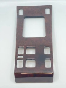Shifter Frame Panel Console for Mercedes W124 Walnut Color Burl Wood - Picture 1 of 5