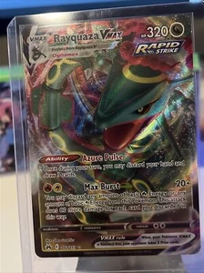 JCC Pokémon Rayquaza VMAX Crown Zenith 102/159 Holo Ultra Raro Casi Nuevo - Imagen 1 de 2