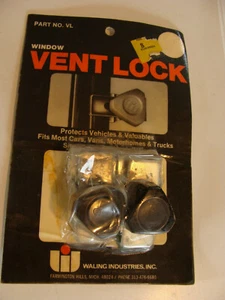 Vintage Window Vent Locks Waling Industries Part No. VL NOS open package - Picture 1 of 2