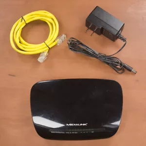 Medialink MWN-WAPR150N 150 Mbps 4-Port Wireless N Router 10/100 Cleaned & Tested - Picture 1 of 9