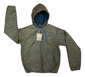 Patagonia Men's Diamond Quilted Bomber Hoody Jacket (Topsoil Brown) 27610 $169