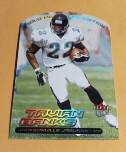 Fleer Ultra 2000 medallón de oro Tavian Banks #89G - troquelado - Imagen 1 de 2