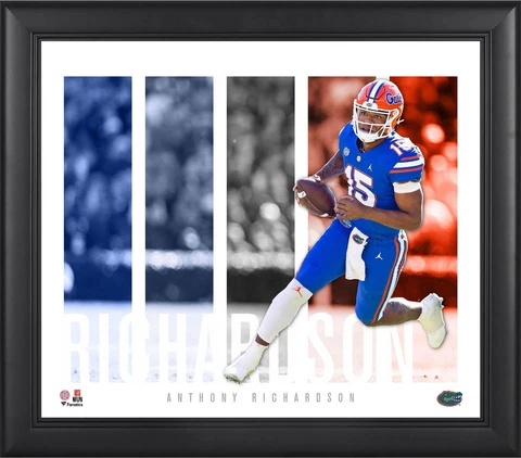 Anthony Richardson Florida Gators Framed 15" x 17" Player Panel Collage Cover