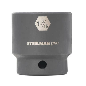 STEELMAN PRO 1/2-Inch Drive 1-5/16-Inch Shallow 6-Point Impact Socket, 60508 - Picture 1 of 4