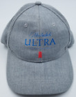 Michelob Ultra Superior Light Beer Gray Adjustable Snapback Baseball Hat Cap
