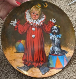 Vintage 1982 - Reco Tommy the Clown Sammelteller mit *COA & Booklet*  - Bild 1 von 5