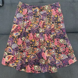 LuLaRoe The Madison Womens 2XL Multicolor Pleat Stretch Flare Skirt - Picture 1 of 3