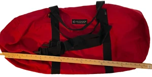 Outdoor Products Large Duffle red includes storage pouch/toiletry bag - Picture 1 of 9