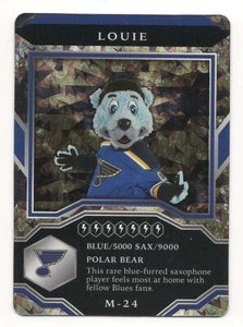 Louie - St. Louis Blues 21-22 Upper Deck MVP Mascots Gaming Sparkle - Picture 1 of 1