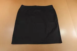 89th & Madison Womens Size 18W Black Stretch Classic Mini Pencil Skirt NWT - Picture 1 of 10