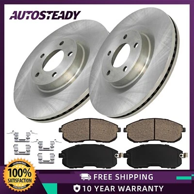 Front Disc Brake Rotors Ceramic Pads Kit for Nissan Altima 2007 - 2017 Foto 1 de 4
